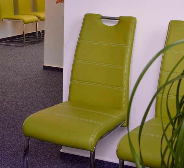 Wartezimmer der Praxis
